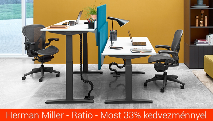 Ratio állítható magasságú asztal és Sayl szék 33% kedvezménnyel nyár végéig Ratio,állítható,magasságú,asztal,Sayl, szék, 33%, kedvezménnyel, nyár, végéig, HermanMiller