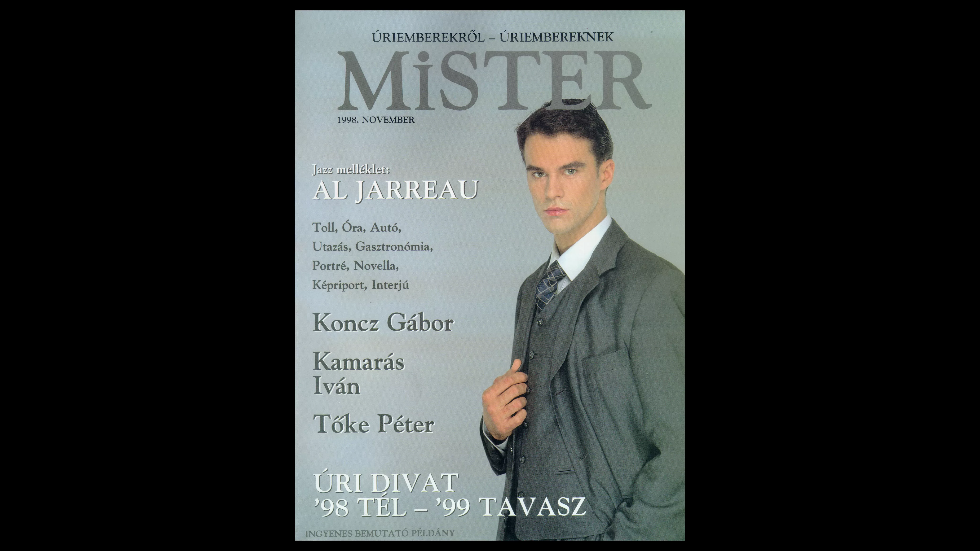 Mister 1998-as címlap 