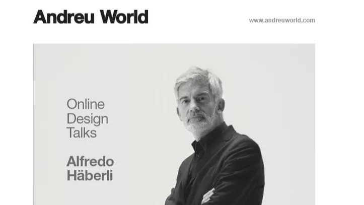 Andreu World - Design Talks - Alfredo Haberli 