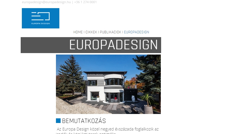 Europadesign Europadesign,irodák, közterületek, kialakítása, berendezése, HermanMiller, Actiu, Wilkhahan, minőség, ergonómia, EuropaDesign, FeuetagOttó, editorial, press, szakcikk, europadesign.hu