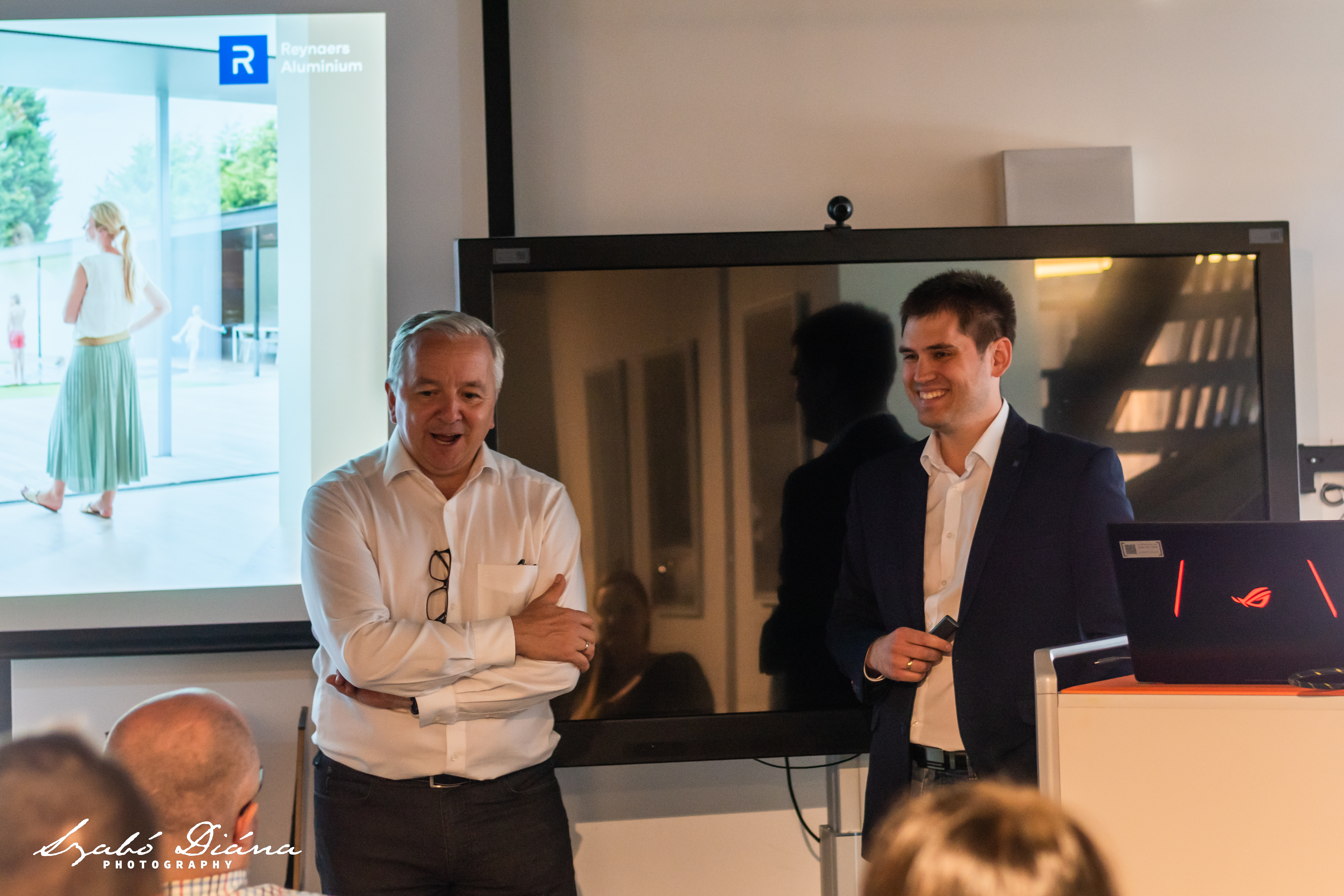 Reynaers képviseletében Csuka Mihály