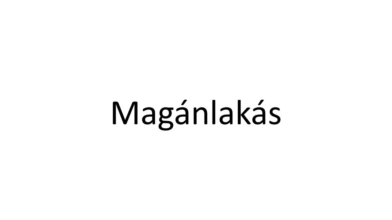 Magánlakás - Budapest
